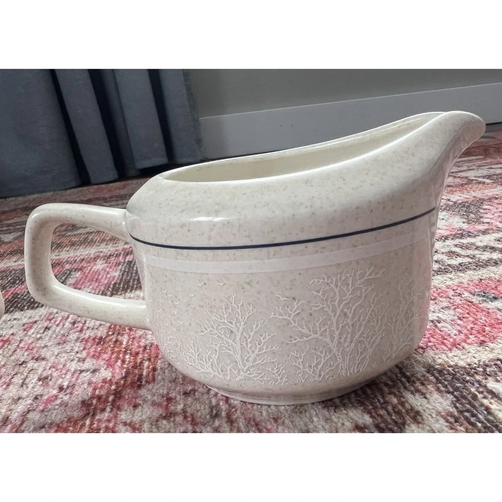 LENOX TEMPER-WARE Silhouette SUGAR BOWL‎ W/O LID AND CREAMER